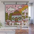Pisces Gingerbread House Wall Mural Gallery Image 1