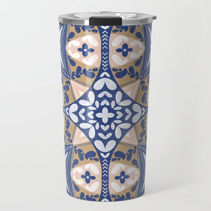 Nature Circular Tiles PB Travel Mug Gallery Image 1