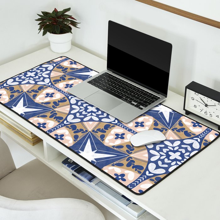 Nature Circular Tiles PB Desk Mat Gallery Image 2