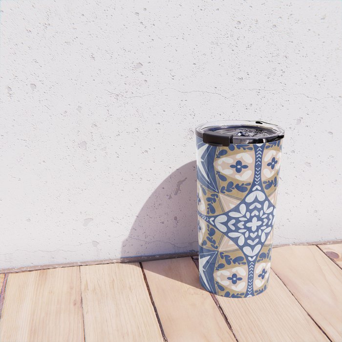 Nature Circular Tiles PB Travel Mug Gallery Image 4