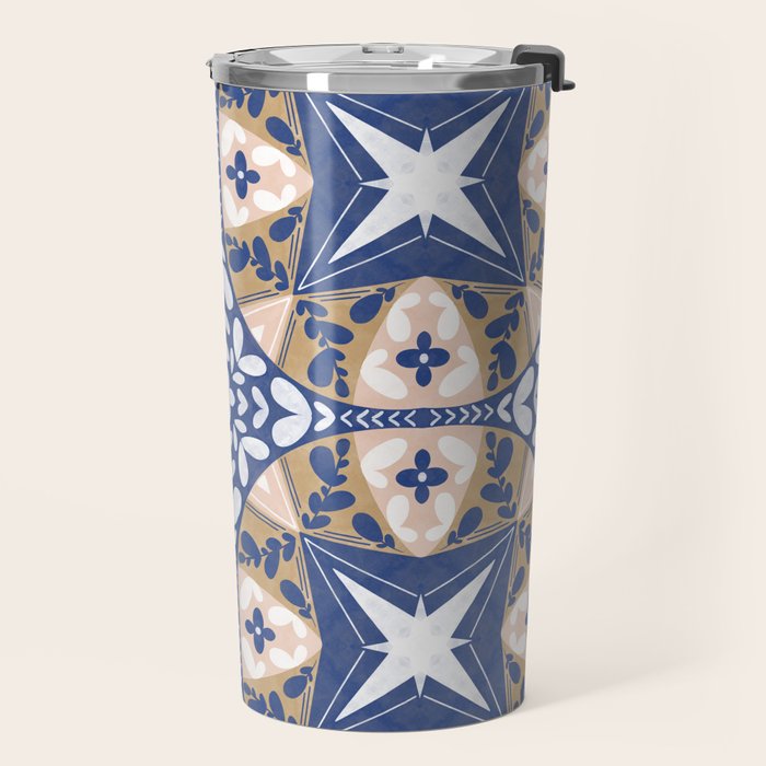 Nature Circular Tiles PB Travel Mug Gallery Image 2