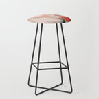 pink summer roses 1 triptych abstract  Stool Gallery Image 1
