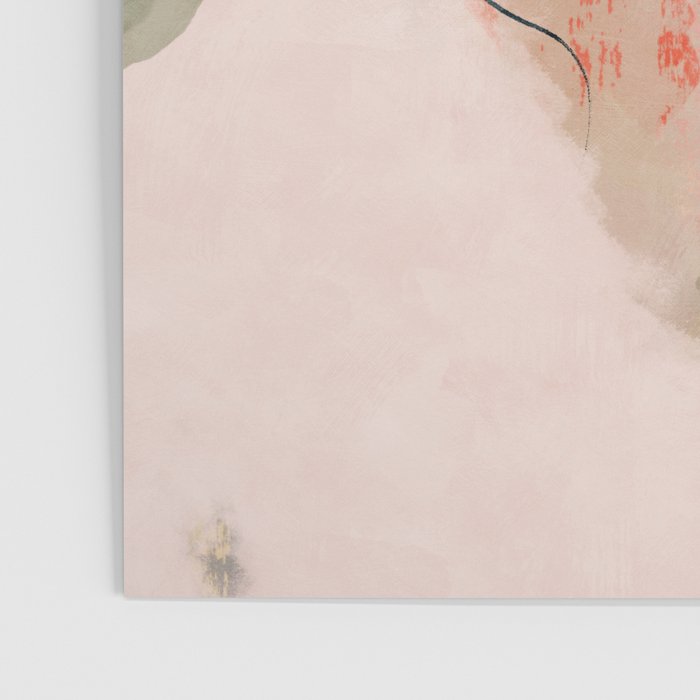 pink summer roses 1 triptych abstract  Poster Gallery Image 3
