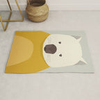 Whimsy Wombat, Animal Portrait Rug Gallery Image 1