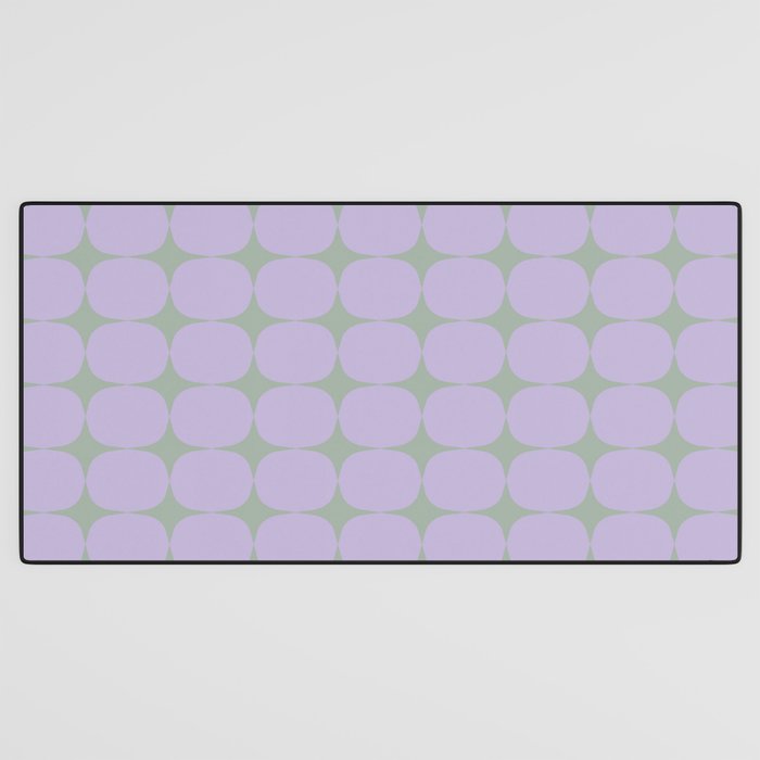 Lilac and Sage Shapes Desk Mat Gallery Image 3