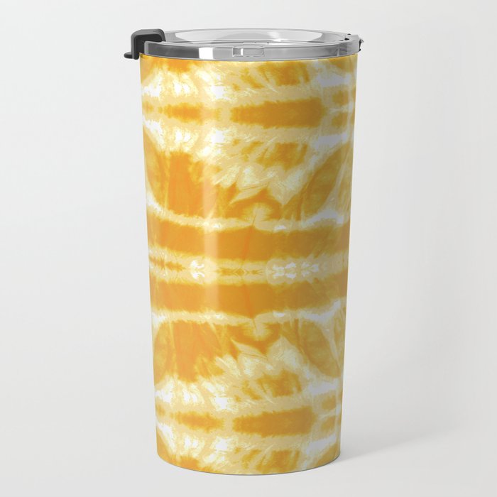 Yellow Tie Dye Twos Travel Mug Gallery Image 3