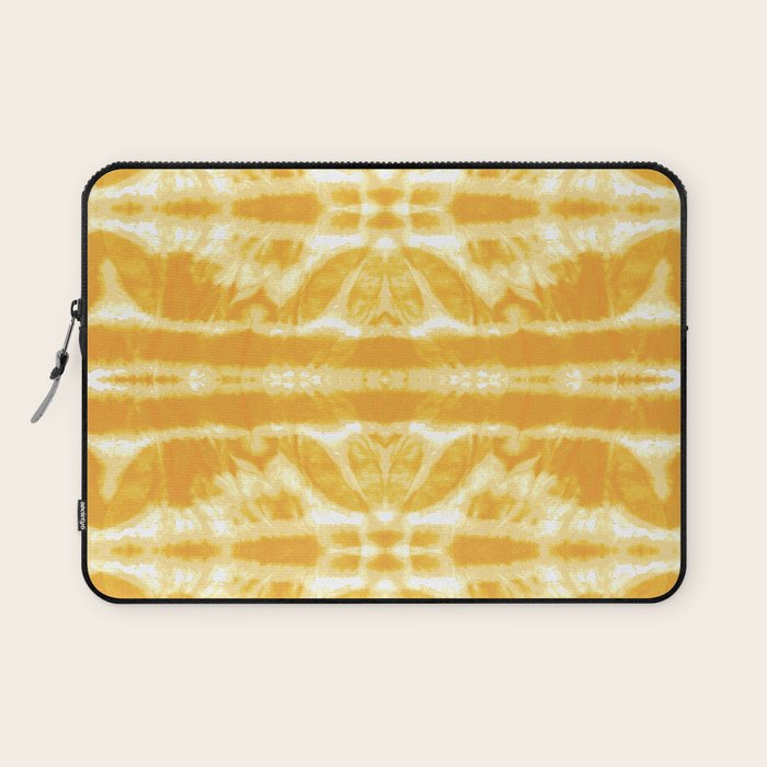 Yellow Tie Dye Twos Laptop Sleeve Gallery Image 1