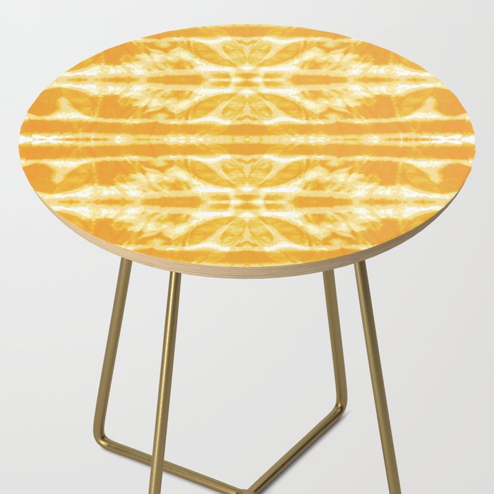 Yellow Tie Dye Twos Side Table Gallery Image 2