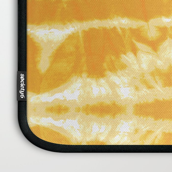 Yellow Tie Dye Twos Laptop Sleeve Gallery Image 3