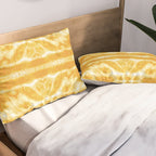 Yellow Tie Dye Twos Pillow Sham Gallery Image 2