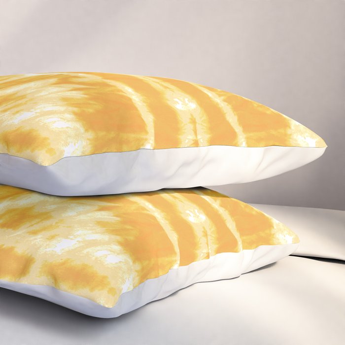 Yellow Tie Dye Twos Pillow Sham Gallery Image 3