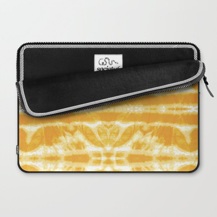 Yellow Tie Dye Twos Laptop Sleeve Gallery Image 2