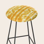 Yellow Tie Dye Twos Stool Gallery Image 2