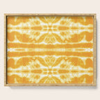 Yellow Tie Dye Twos Serving Tray Gallery Image 1