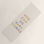 You Can Do Hard Things Yoga Mat Gallery Image 1