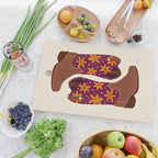 Cowgirl Boots - Fuchsia & Orange Cutting Board Gallery Image 2