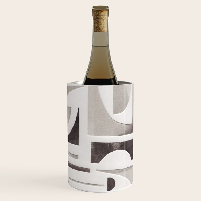 Monochrome Collage Wine Chiller Gallery Image 3