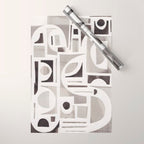Monochrome Collage Wrapping Paper Gallery Image 1
