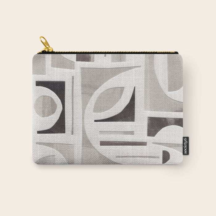 Monochrome Collage Carry All Pouch Gallery Image 1