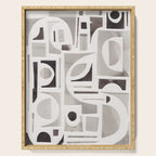 Monochrome Collage Serving Tray Gallery Image 1