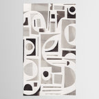 Monochrome Collage Tablecloth Gallery Image 2