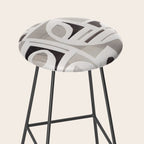 Monochrome Collage Stool Gallery Image 2