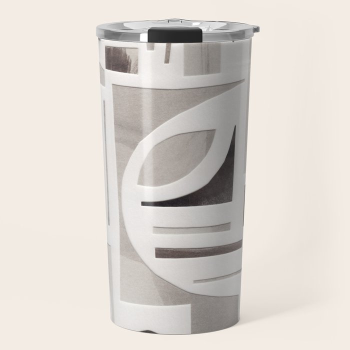 Monochrome Collage Travel Mug Gallery Image 1