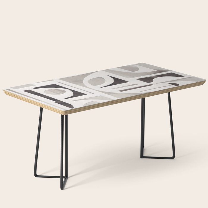 Monochrome Collage Coffee Table Gallery Image 1