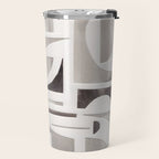 Monochrome Collage Travel Mug Gallery Image 2