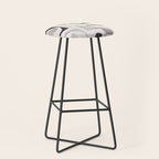 Monochrome Collage Stool Gallery Image 1