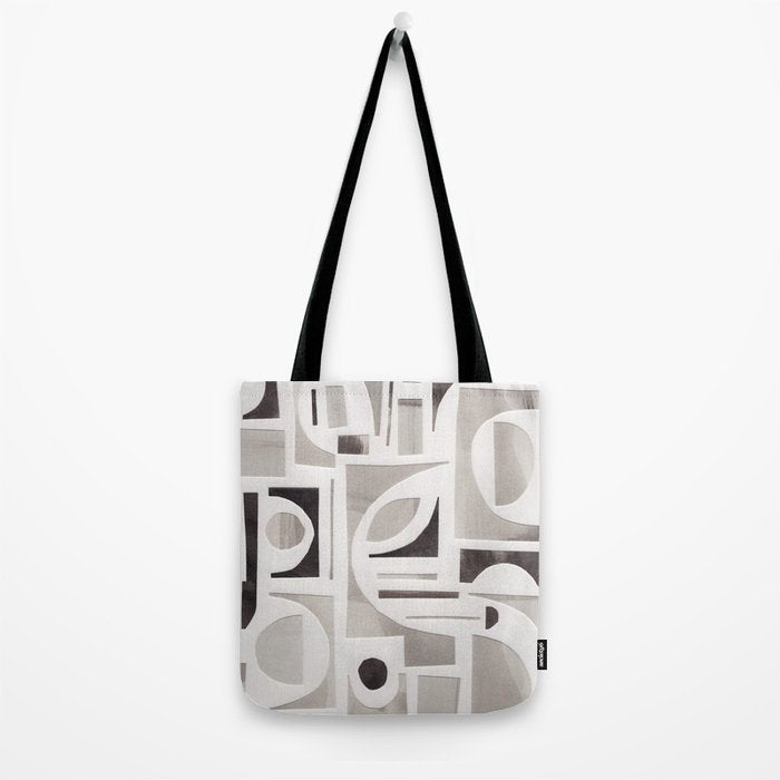 Monochrome Collage Tote Bag Gallery Image 2