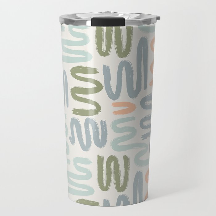 Coastal Squiggles Travel Mug Gallery Image 1