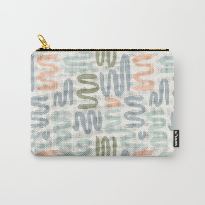 Coastal Squiggles Carry All Pouch Gallery Image 1