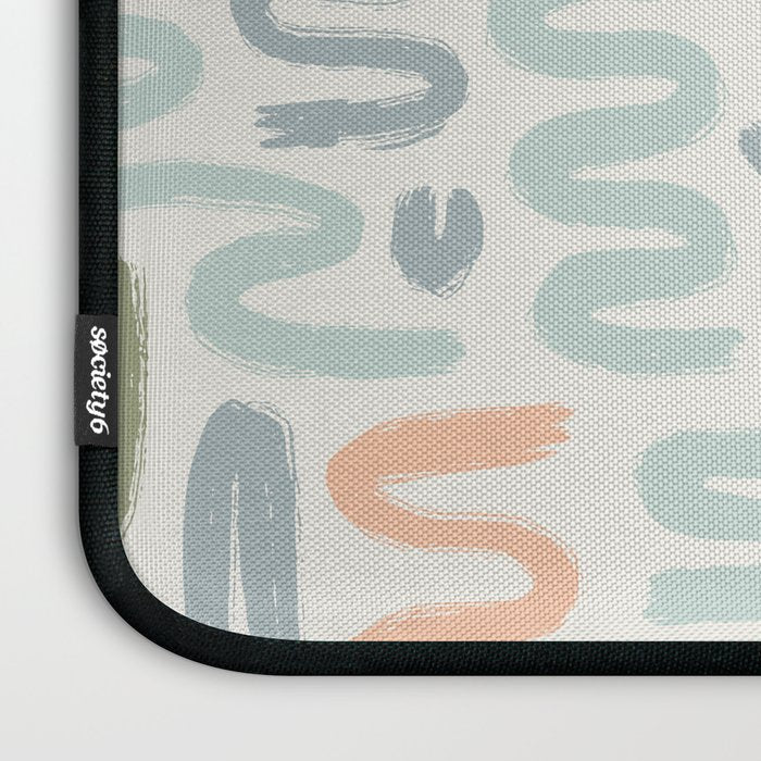 Coastal Squiggles Laptop Sleeve Gallery Image 3