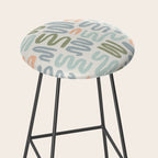 Coastal Squiggles Stool Gallery Image 2