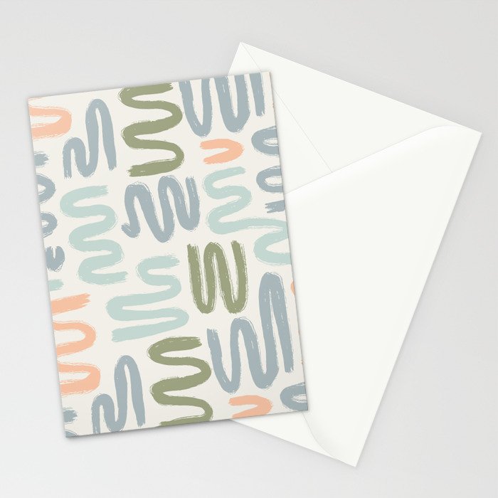 Coastal Squiggles Stationery Card Gallery Image 2
