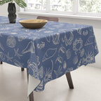 Seahorse Ocean Nautical Coastal Serenity Blue  Tablecloth Gallery Image 3