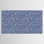 Seahorse Ocean Nautical Coastal Serenity Blue  Tablecloth Gallery Image 2