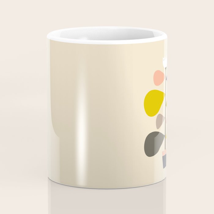 Flower Cat Plants Coffee Mug Gallery Image 4