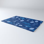 Let's Play Tennis in Navy Blue Rug Gallery Image 3