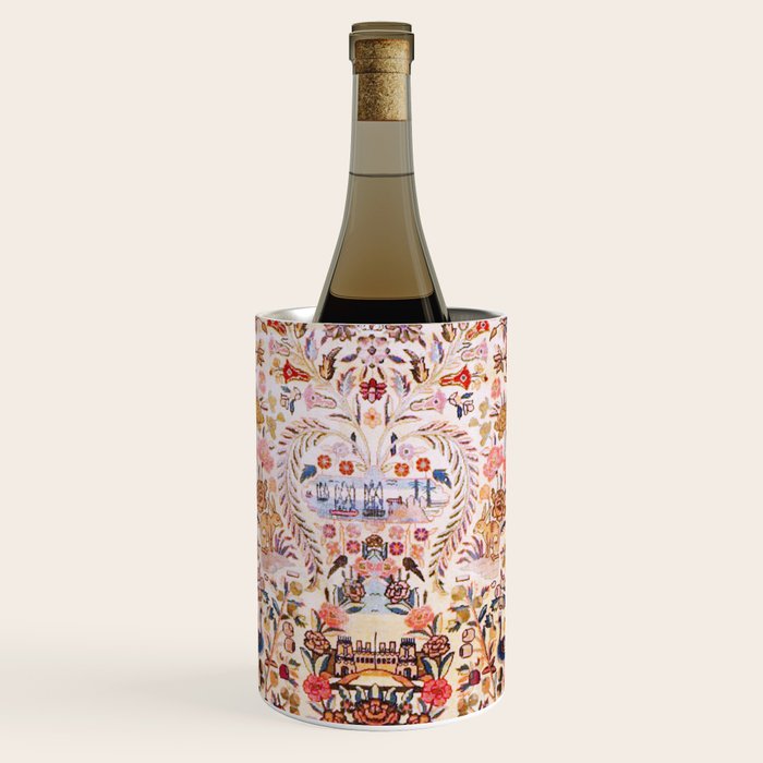 Kashan Dabir Oil Drilling Animal Rug Print Wine Chiller Gallery Image 1