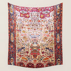 Kashan Dabir Oil Drilling Animal Rug Print Wall Tapestry Gallery Image 4