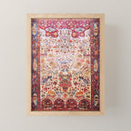 Kashan Dabir Oil Drilling Animal Rug Print Mini Art Print Gallery Image 1