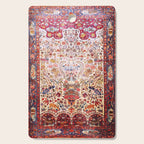 Kashan Dabir Oil Drilling Animal Rug Print Cutting Board Gallery Image 1