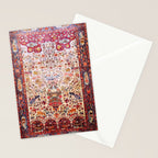 Kashan Dabir Oil Drilling Animal Rug Print Stationery Card Gallery Image 2