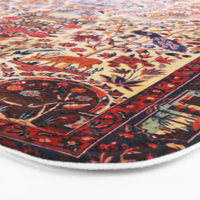 Kashan Dabir Oil Drilling Animal Rug Print Bath Mat Gallery Image 3