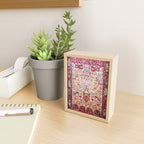 Kashan Dabir Oil Drilling Animal Rug Print Mini Art Print Gallery Image 2