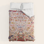 Kashan Dabir Oil Drilling Animal Rug Print Duvet Cover Gallery Image 6