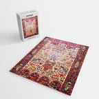 Kashan Dabir Oil Drilling Animal Rug Print Jigsaw Puzzle Gallery Image 2
