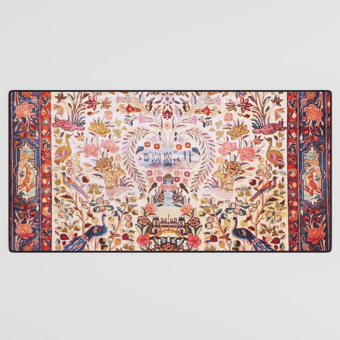 Kashan Dabir Oil Drilling Animal Rug Print Desk Mat Gallery Image 3